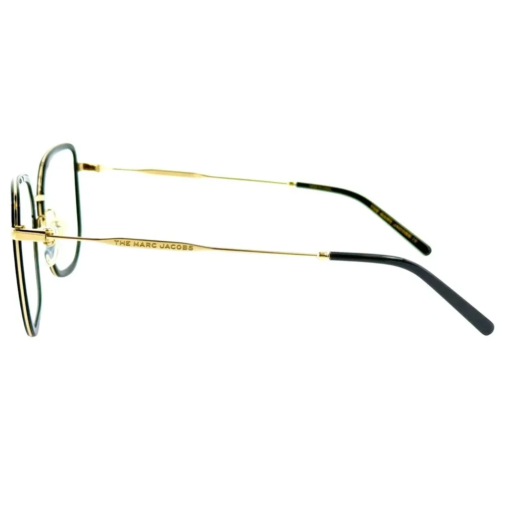 Marc Jacobs Marc 537 Womens Metal Eyeglass Frame 807 Black Gold 53-17
